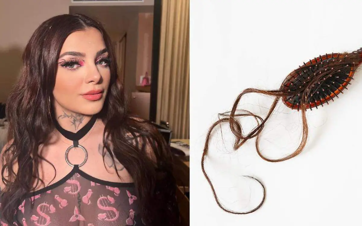 Karely Ruiz revela su nuevo look tras cortarse el cabello debido a la alopecia por estrés Facebook @